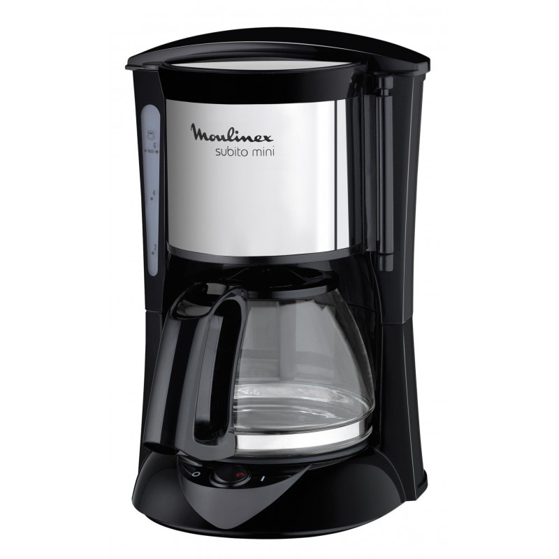 CAFETIERE MOULINEX SUBITO MINI NOIR/ARGENT 6T