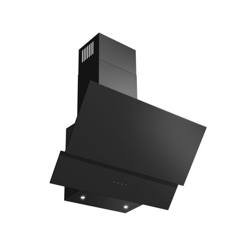 HOTTE DECORATIVE ENZO.60 CM NOIR PREMIUM