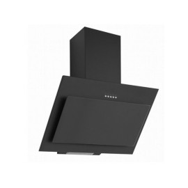 HOTTE SILVERLINE DECORATIVE EN VERRE NOIR 60 CM