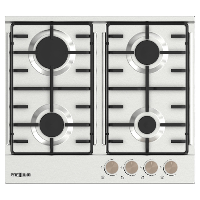 PLAQUE A GAZ PREMIUM INOX 4 FEUX