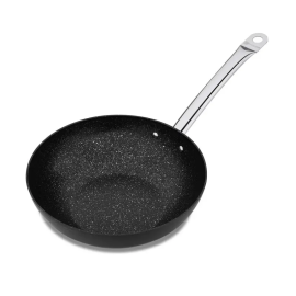 WOK 28CM A2836 GRANITE NOIR