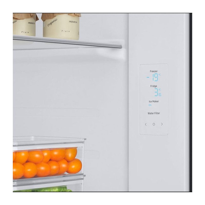 SAMSUNG RS68A8820SL 609 LITRES NOFROST - SILVER