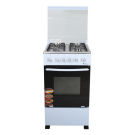 CUISINIÈRE BIOLUX M 5005B 4 FEUX BLANC