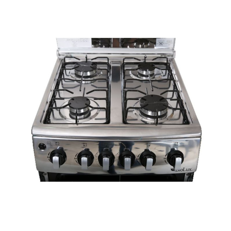 CUISINIÈRE BIOLUX M5252X 50CM 4 FEUX - INOX