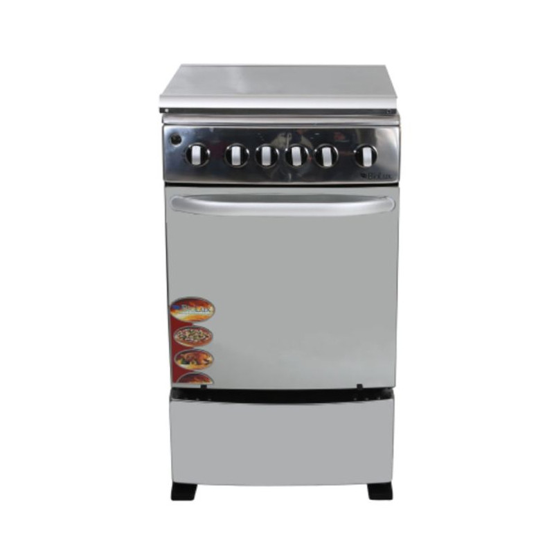 CUISINIÈRE BIOLUX M5252X 50CM 4 FEUX - INOX
