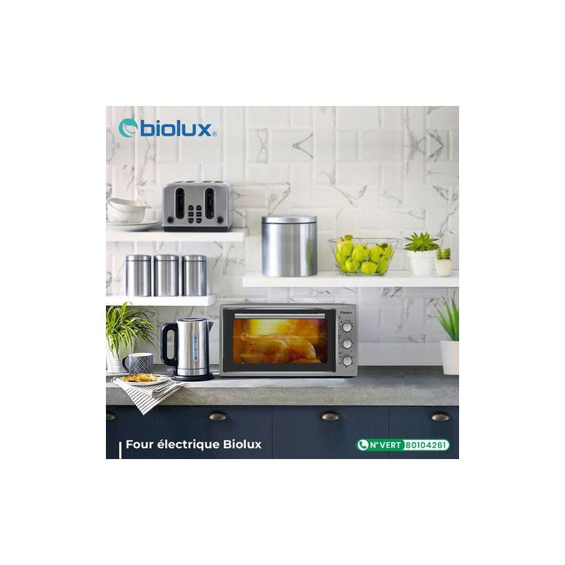 FOUR ELECTRIQUE BIOLUX M.35 TFG TURBO/FAN GRIS
