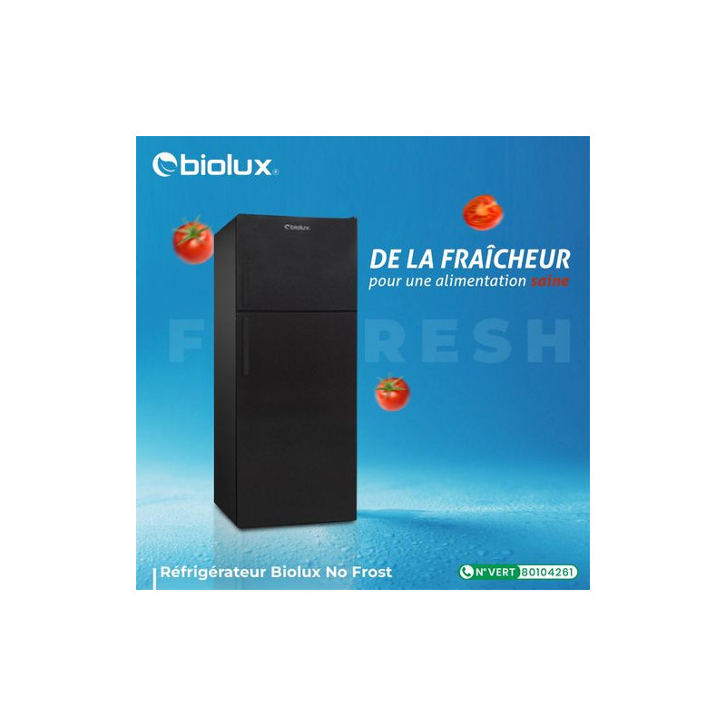 REFRIGERATEUR BIOLUX NOFROST DP34 SS - 340L INOX