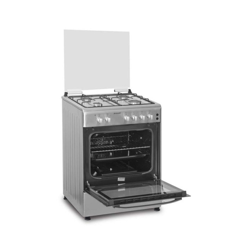 CUISINIÈRE À GAZ BRANDT BGE6241X INOX