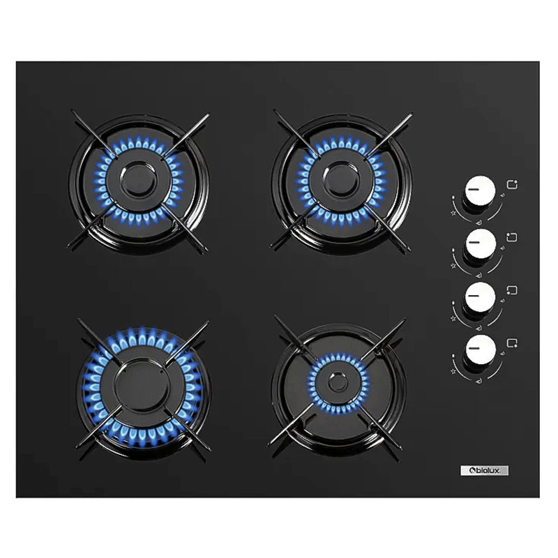 PLAQUE DE CUISSON ENCASTRABLE BIOLUX M.6052VN 4 F 60CM NOIR