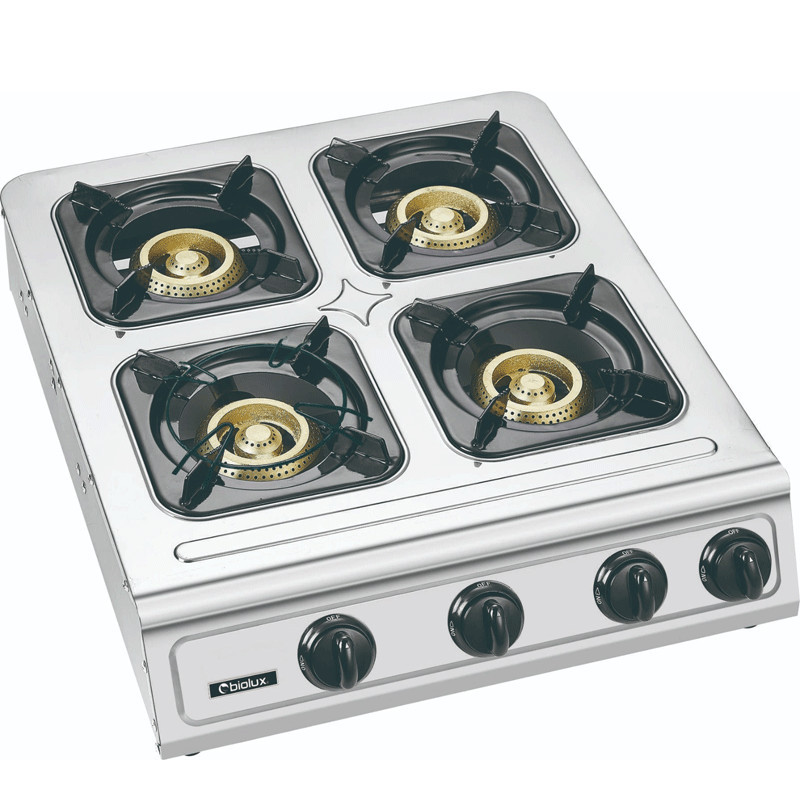 CUISINIÈRE À GAZ BIOLUX M.6050 IX 4F